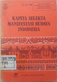 Image of Kapita Selekta Manifestasi Budaya Indonesia