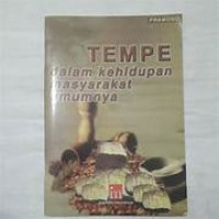 Image of Tempe dalam kehidupan masyarakat umumnya